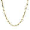 Thumbnail Image 0 of Solid Curb Chain Necklace 4.1mm 14K Yellow Gold 22"