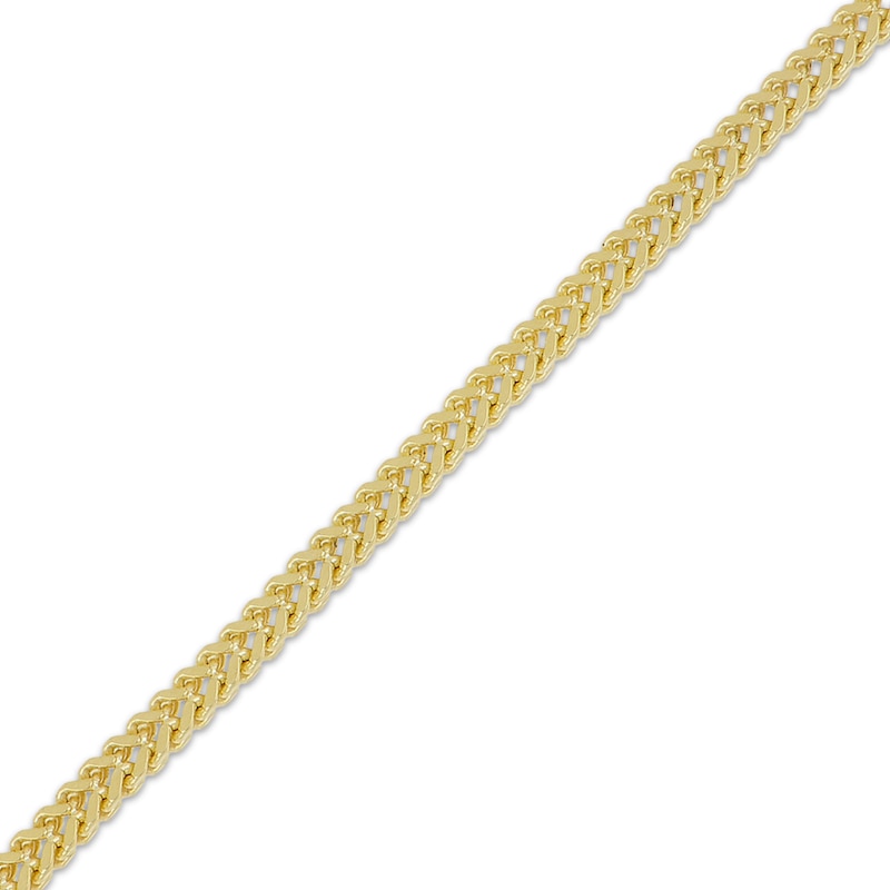 Main Image 2 of Solid Franco Chain Necklace 4.2mm 14K Yellow Gold 24&quot;