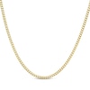 Thumbnail Image 1 of Solid Cuban Curb Chain Necklace 2.6mm 14K Yellow Gold 18&quot;