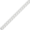 Thumbnail Image 1 of Solid Curb Chain Necklace 4.2mm 14K White Gold 22"