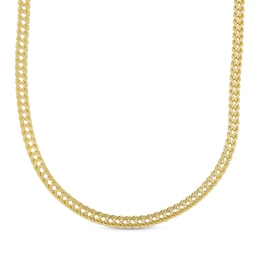 Solid Franco Chain Necklace 5.1mm 10K Yellow Gold 22&quot;