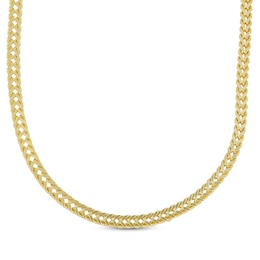 Solid Franco Chain Necklace 5.1mm 10K Yellow Gold 26&quot;