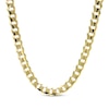 Thumbnail Image 0 of Solid Curb Chain Necklace 7.4mm 10K Yellow Gold 20"