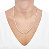 Thumbnail Image 2 of Solid Rope Chain Necklace 4.5mm 14K Yellow Gold 22"