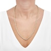 Thumbnail Image 2 of Solid Rope Chain Necklace 4.5mm 14K Yellow Gold 24"
