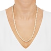 Thumbnail Image 2 of Solid Rope Chain Necklace 5.7mm 14K Yellow Gold 22"