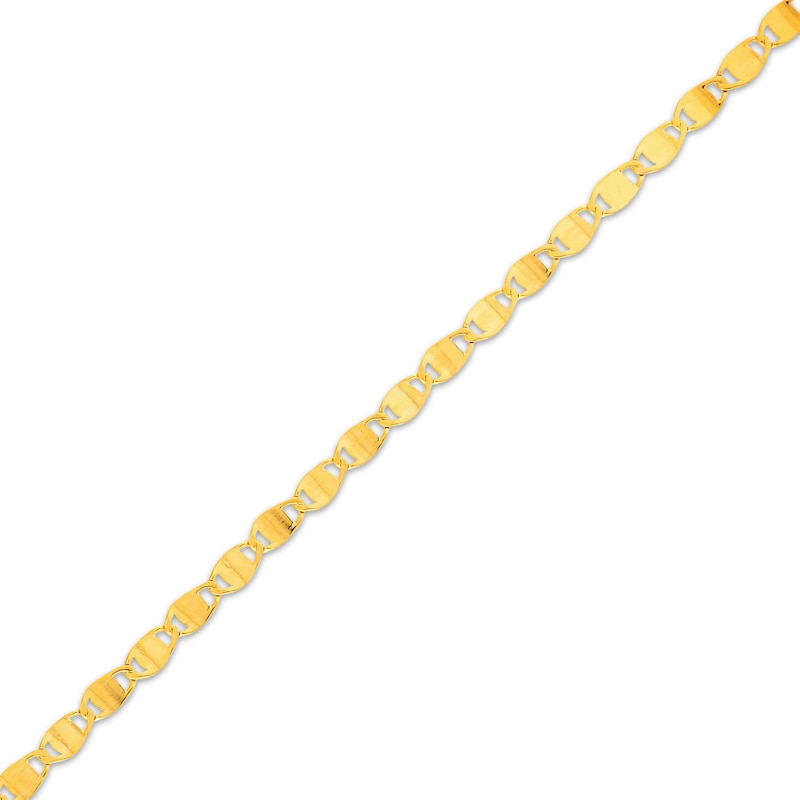 Solid Valentino Chain Necklace 2.7mm 14K Yellow Gold 18"