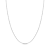 Thumbnail Image 1 of Hollow Diamond-Cut Valentino Chain Necklace 2.7mm 14K White Gold 18&quot;