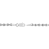 Thumbnail Image 3 of Hollow Diamond-Cut Valentino Chain Necklace 2.7mm 14K White Gold 18&quot;