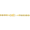 Thumbnail Image 3 of Hollow Diamond-Cut Valentino Chain Necklace 2.7mm 14K Yellow Gold 16&quot;