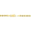 Thumbnail Image 3 of Hollow Diamond-Cut Valentino Chain Necklace 2.7mm 14K Yellow Gold 20&quot;