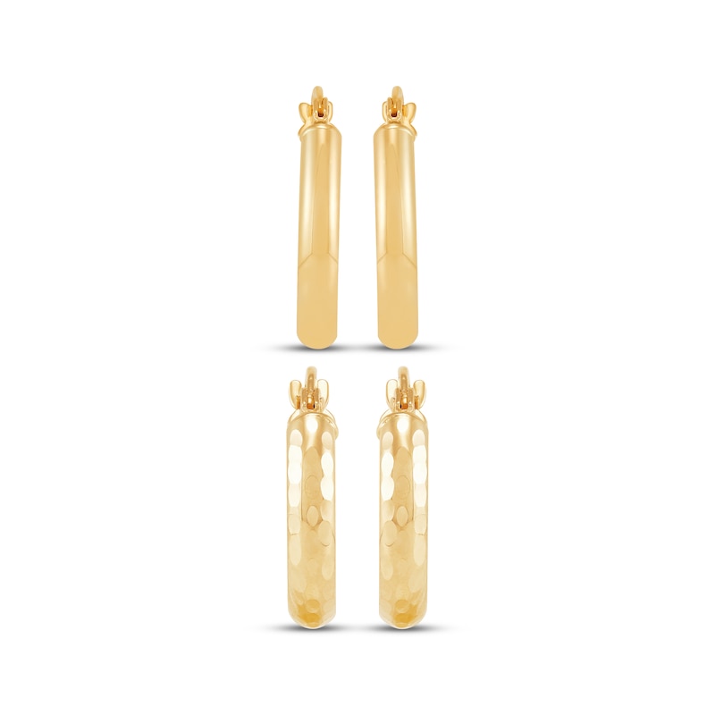 Main Image 3 of Hoop Earrings Gift Set Yellow Gold 10K Yellow Gold