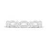 Thumbnail Image 3 of Diamond Scalloped Split Fashion Ring 1/4 ct tw 10K White Gold