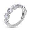 Thumbnail Image 2 of Lab-Grown Diamonds by KAY Seven-Stone Bezel-Set Anniversary Ring 2 ct tw 14K White Gold