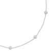 Thumbnail Image 2 of Multi-Diamond Station Necklace 1-1/2 ct tw 14K White Gold 17.75&quot;