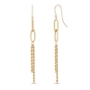 Thumbnail Image 0 of Rope Chain Drop Earrings 14K Yellow Gold