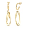 Thumbnail Image 1 of Double Oval Drop Earrings 14K Yellow Gold