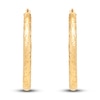 Thumbnail Image 3 of Hoop Earrings 14K Yellow Gold 28mm