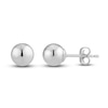 Thumbnail Image 1 of Ball Stud Earrings 14K White Gold 6mm