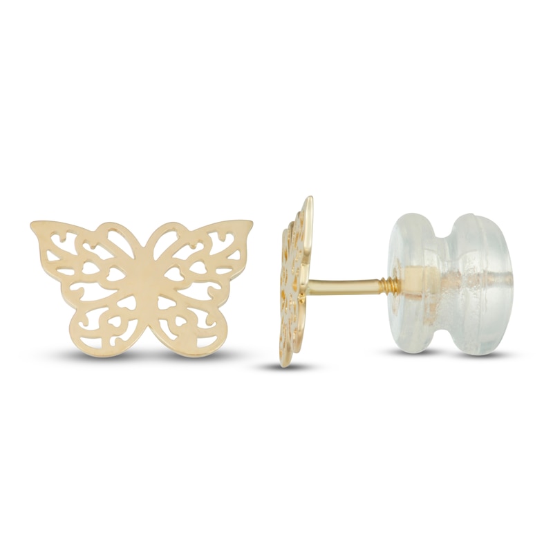 14K Safety Butterfly Earring Backs