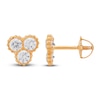 Thumbnail Image 1 of Children's Cubic Zirconia Earrings 14K Yellow Gold