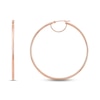 Thumbnail Image 4 of Tube Hoop Earrings 10K Rose Gold 50mm