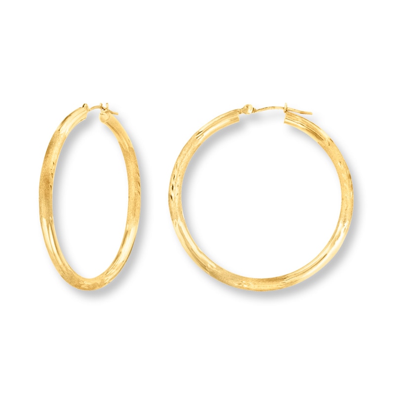 Main Image 1 of Hoop Earrings 14K Yellow Gold