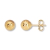 Thumbnail Image 1 of Ball Stud Earrings 6mm 14K Yellow Gold