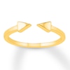 Thumbnail Image 0 of Triangle Deconstructed Ring 10K Yellow Gold