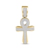 Thumbnail Image 1 of Men's Diamond Cross Pendant 1 ct tw 10K Yellow Gold