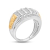 Thumbnail Image 2 of Men's Diamond Ring 1-1/2 ct tw Round-cut 10K Two-Tone Gold