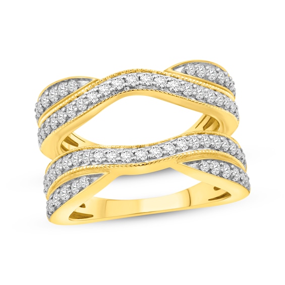 Diamond Enhancer Ring 1 ct tw 14K Yellow Gold