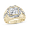 Thumbnail Image 0 of Men's Diamond Tiered Ring 1-1/2 ct tw 10K Yellow Gold