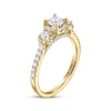 Thumbnail Image 1 of THE LEO Diamond Round-Cut Three-Stone Engagement Ring 7/8 ct tw 14K Yellow Gold