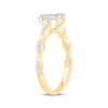 Thumbnail Image 1 of Baguette & Round-Cut Multi-Diamond Engagement Ring 1/3 ct tw 14K Yellow Gold