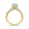 Thumbnail Image 3 of Threads of Love Round-Cut Lab-Grown Diamond Engagement Ring 2-3/4 ct tw 14K Yellow Gold