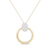 Thumbnail Image 1 of Diamond Loop Necklace 1/15 ct tw 10K Yellow Gold 19&quot;