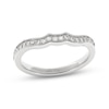 Thumbnail Image 1 of THE LEO Ideal Cut Diamond Contour Wedding Band 1/5 ct tw 14K White Gold