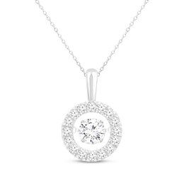 Unstoppable Love Lab-Created Diamond Necklace 1-1/2 ct tw 10K White Gold 18&quot;