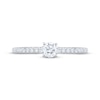 Thumbnail Image 3 of Round-Cut Diamond Engagement Ring 3/8 ct tw 14K White Gold