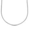 Thumbnail Image 1 of Men's Multi-Diamond Tennis Necklace 2-3/4 ct tw 10K White Gold 22&quot;