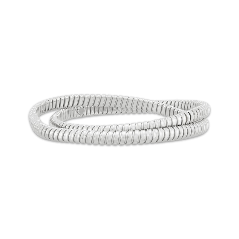 Main Image 1 of Tubogas Slip-On Wrap Bangle Bracelet Sterling Silver