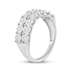 Thumbnail Image 2 of Diamond Two-Row Anniversary Ring 1/2 ct tw 14K White Gold