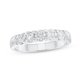 Diamond Five-Stone Anniversary Ring 1 ct tw Platinum