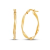 Thumbnail Image 2 of Hollow Hoop Earrings Gift Set 14K Yellow Gold 20mm