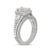 Thumbnail Image 2 of Neil Lane Artistry Emerald-Cut Lab-Grown Diamond Halo Bridal Set 2-5/8 ct tw 14K White Gold