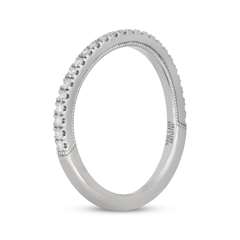 Main Image 2 of Neil Lane Artistry Lab-Created Diamond Wedding Band 1/4 ct tw 14K White Gold