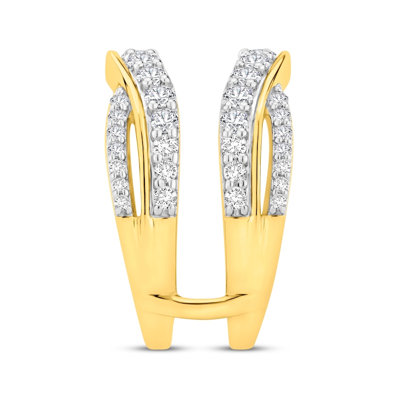 Round-Cut Diamond Enhancer Ring 1-1/2 ct tw 14K Yellow Gold