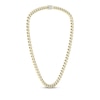 Thumbnail Image 2 of Men's Diamond Curb Chain Necklace 3-1/4 ct tw 10K Yellow Gold 20&quot;