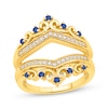 Thumbnail Image 1 of Sapphire & Diamond Enhancer Ring 1/5 ct tw 14K Yellow Gold